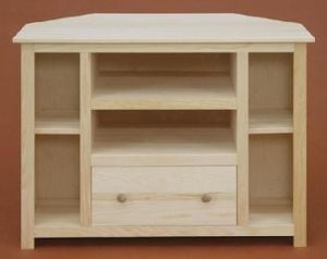 Pine Corner Tv Cabinet Lam Brother S Unfinished Furniture