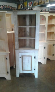 Primitive Corner Cabinet Lam Brother S Unfinished Furniture