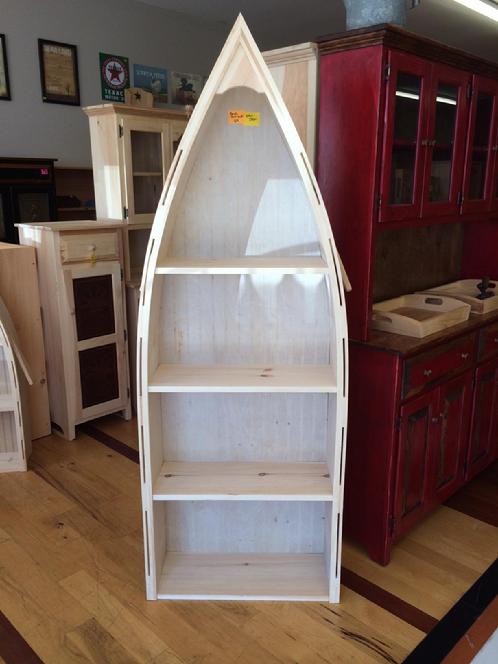 boat bookshelf - lam brother's unfinished furniture