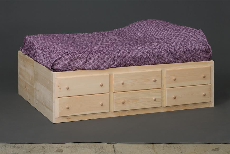 6 Or 12 Drawer Captain Bed Lam, Queen Size Captains Bed With 12 Drawers