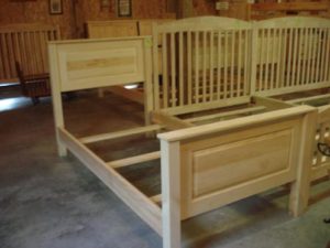 Twin Raised Panel Bed Lam Brother S, Elevated Twin Bed